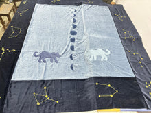 Load image into Gallery viewer, Moon Phase Embroidered Blanket – Limited Edition
