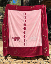 Load image into Gallery viewer, Moon Phase Embroidered Blanket – Limited Edition — La Fleury
