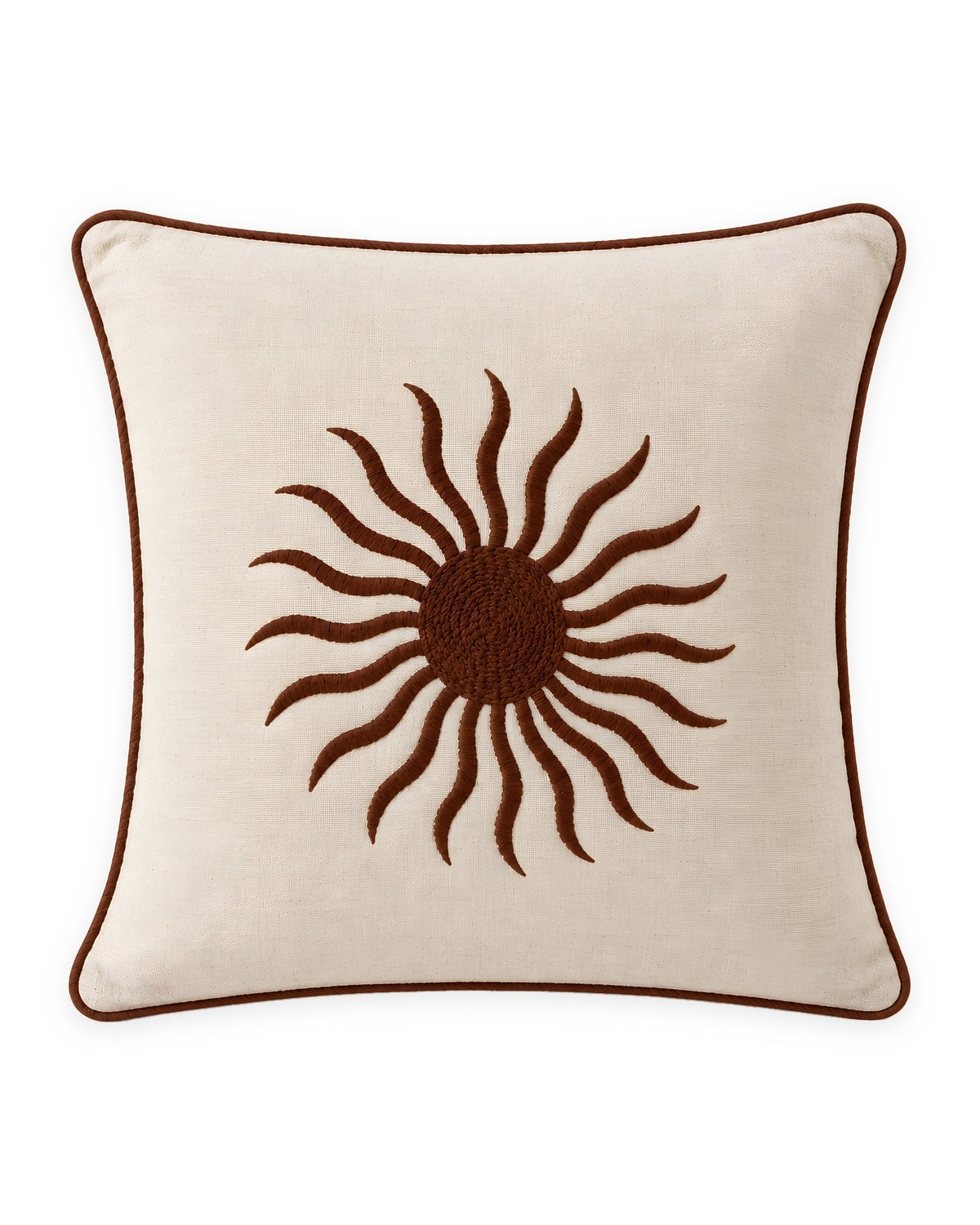 Soleil Cushion Brown — La Fleury